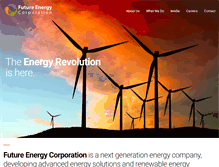 Tablet Screenshot of futurenrgcorp.com